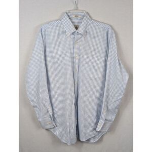 Peter Millar Nanoluxe Easy Care Button Down Shirt Embroidered Men's Size Medium